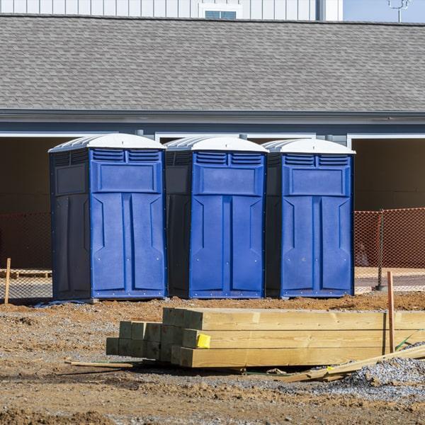 Heavy-duty construction site porta potty in Ruston, Louisiana